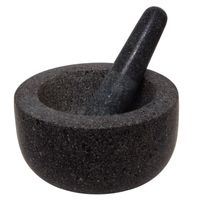 Mortier + coupe, granit, 20 cm de diamètre