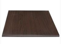 Bolero viereckige Tischplatte dunkelbraun 60cm
