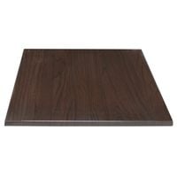 Bolero Tischplatte dunkelbraun 700x700 mm 