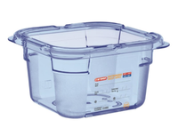 Araven GN1/6 ABS Lebensmittelbehälter blau 100 mm