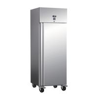 Réfrigérateur Gastro-Inox 600 litres sur roulettes