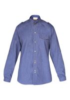 Herrenkochhemd Jeans-Style, vintage blue, Größe: 48