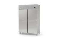 Réfrigérateur Profi 1400 GN 2/1 - avec 2 groupes frigorifiques et 4 portes vitrées