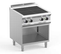 Cuisinière électrique Dexion Lux 700 - 70/73, Planchas de cuisson carrées abaissées - 10 kW