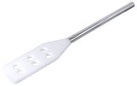 Spatule mélangeuse, perforée, taille de la spatule 32 x 11 cm, longueur totale 100cm