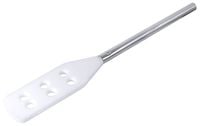 Spatule mélangeuse, perforée, taille de la spatule 32 x 11 cm, longueur totale 120cm