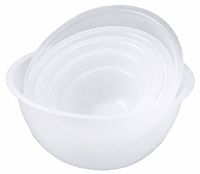 Bol mélangeur, en polypropylène, blanc, diamètre intérieur : 20 cm, contenu : 2,5 litres