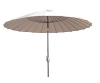 Parasol Colombia taupe 260 cm ⌀ 