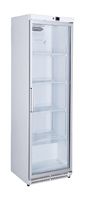 Réfrigérateur de stockage blanc ECO 380 à porte vitrée