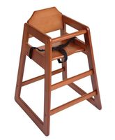 Chaise haute Bolero, brun foncé