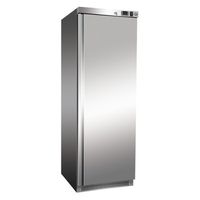 Gastro-Inox Kühlschrank aus weissem Stahl 400 Liter, statisch gekühlt mit Ventilator