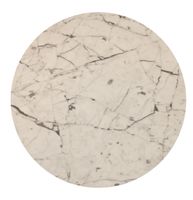 Tischplatte Bianco Carrara Ø 700 mm