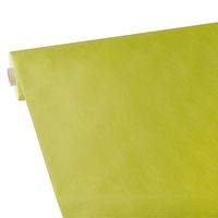 Nappe de table Papstar, aspect textile, non-tissé « soft selection plus », 25 m x 1,18 m, vert citron