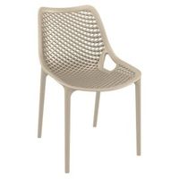 Chaise de terrasse Air Chair Avana taupe – 4 pièces