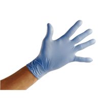 Nitrilpulverfreie Handschuhe L - 100 Stück
