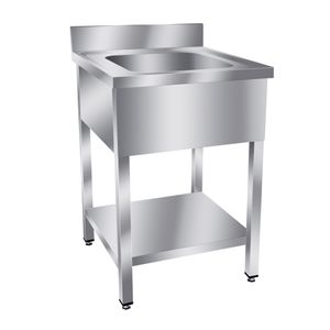 Spultisch Basic 6x7 Mit 1 Becken Online Shop Gastro Hero
