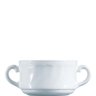 Arcoroc Intensity White Set Van 6 Borden Uit Opaalglas, 16 Cm