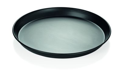 Plaque ronde pour cuisson pizza en tôle bleue PAQUET DE 1 Diametre