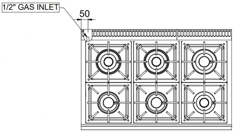 Gasherd Dexion Serie 77 - 110/70 42 kW