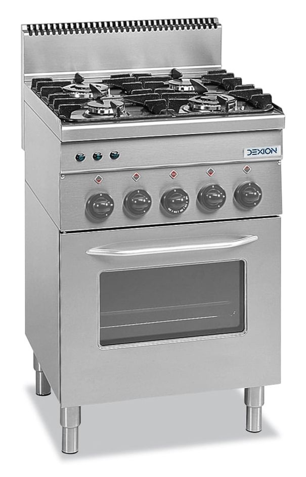 Gasherd Dexion Serie 66 60/60 mit Gasbackofen und Elektrogrill GastroHeld Online Shop Gasherd Dexion Serie 66 60/60 mit Gasbackofen und Elektrogrill GastroHeld Online Shop