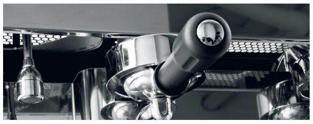 Espressomaschine Monroc mit 2 Brühgruppen