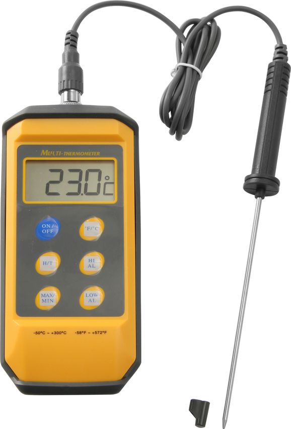Digitales Thermometer mit Stiftsonde, 85x195x(H)45mm Online-Shop