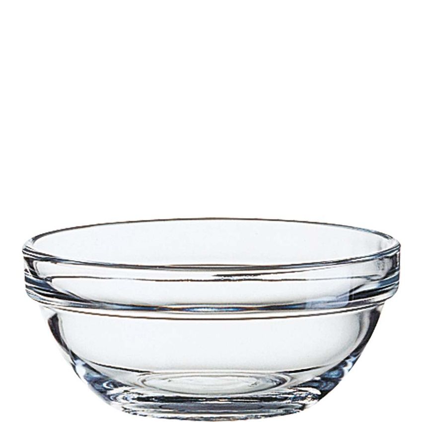 Arcoroc Glasschalen 6er Set - Stapelbare Schalen 14cm Transparent