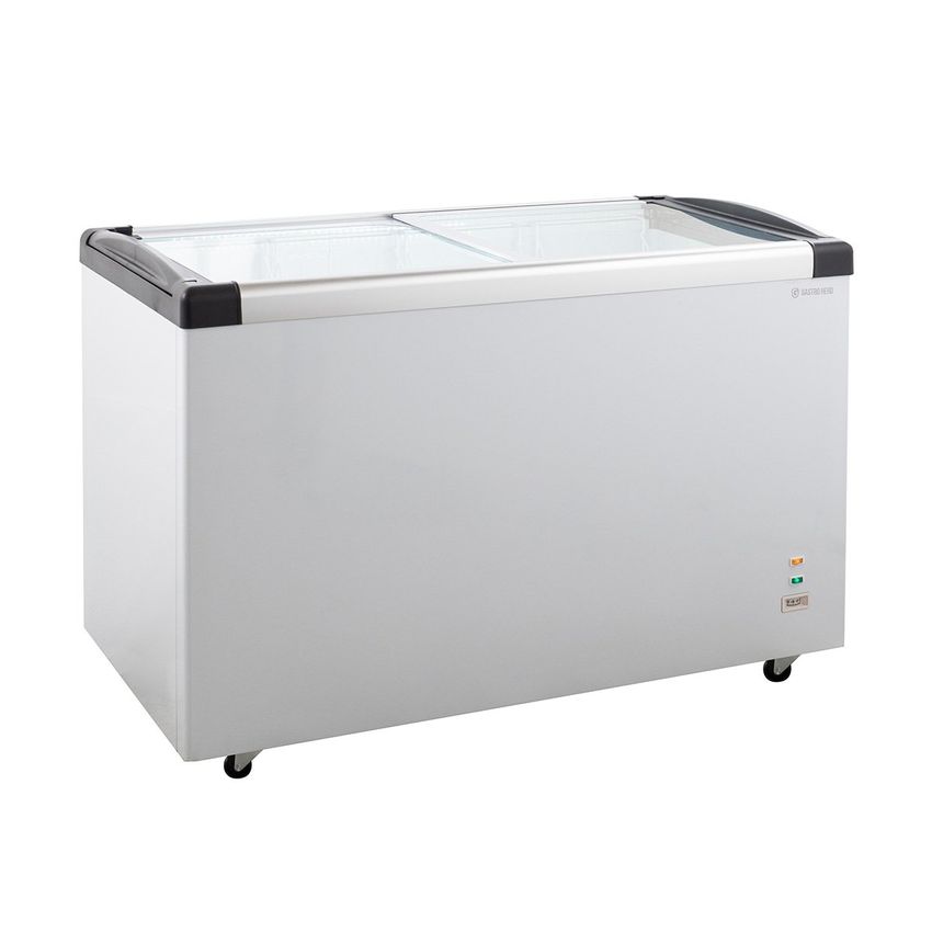 Tiefkühltruhe ECO 450 mit Glasschiebedeckel - GastroHeld Online Shop